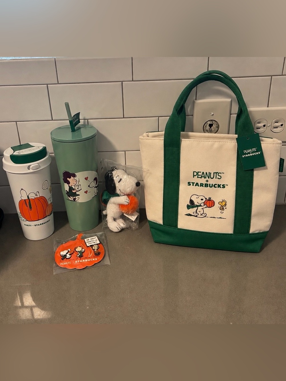 Starbucks x Peanuts Snoopy Limited Edition Bundle- 5 pieces, ships 9/22 ✴️ rare